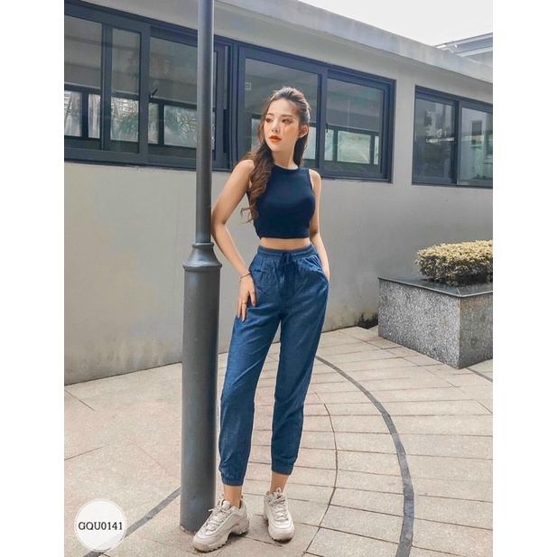 Quần jogger jeans giấy | BigBuy360 - bigbuy360.vn