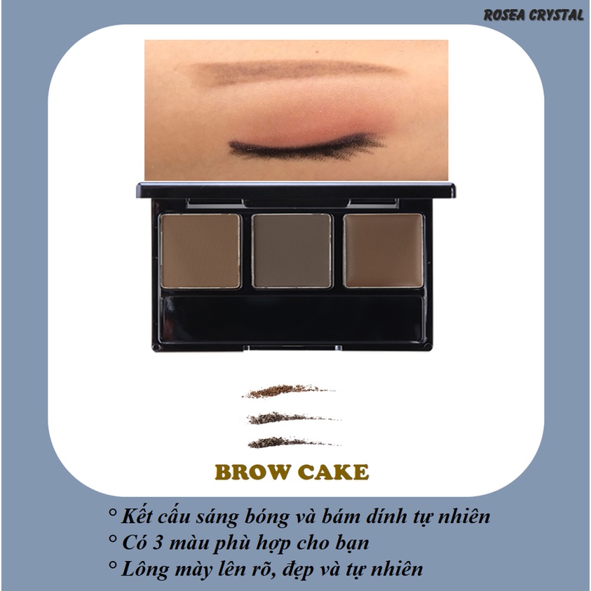 Bột kẻ chân mày cao cấp 3 ô Brow Cake