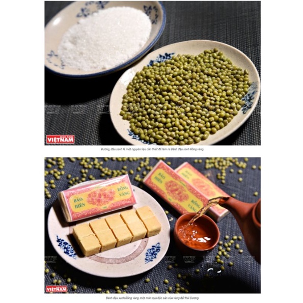 Bánh Đậu Xanh Bảo Hiên Rồng Vàng Hộp 3x330g