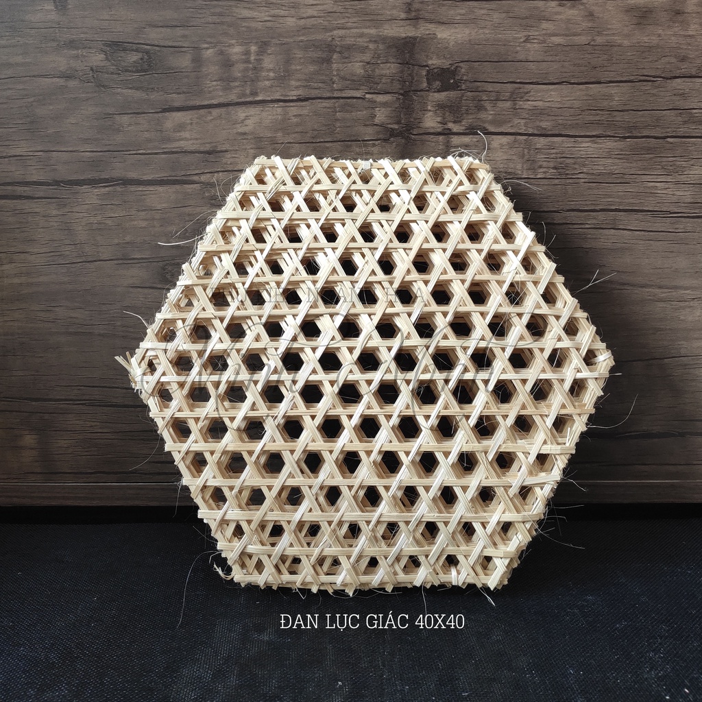 TẤM ĐAN TRE TRANG TRÍ NHIỀU HÌNH DÁNG- SET 10 CÁI