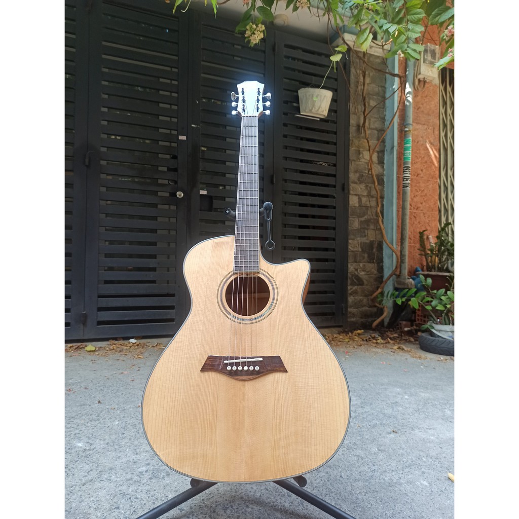 Đàn Guitar Acoustic Gỗ Hồng Đào Bắc Phi Loại Cao Cấp I Tặng kèm phụ kiện Hàng việt nam cao cấp