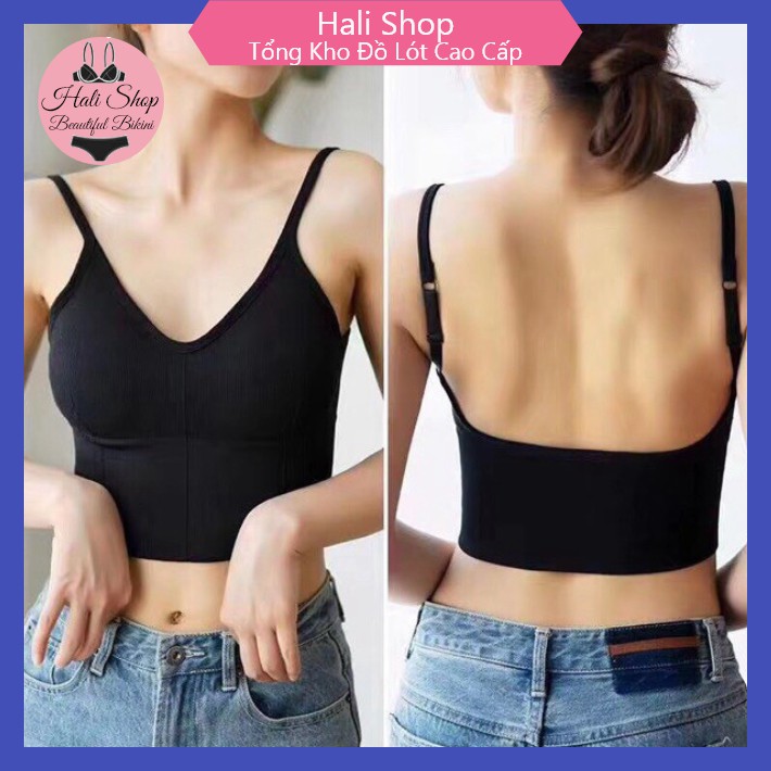 Áo Bra Gym/yoga Croptop ❤️FREESHIP❤️ Áo Bra Gym/yoga Croptop Khoét Lưng Phiên Bản Mới Hot 657