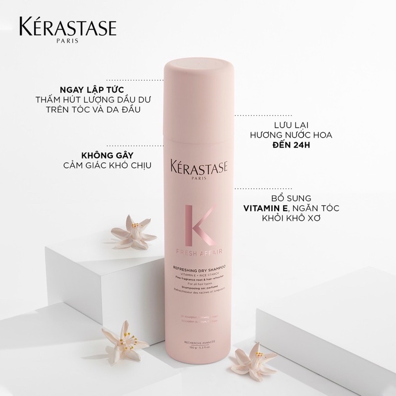 Dầu Gội Khô Kérastase Fresh Affair Refreshing Dry Shampoo 53ml
