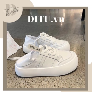 Giày sục nữ bata trắng ulzzang phong cách hàn quốc - giày thể thao loại 1