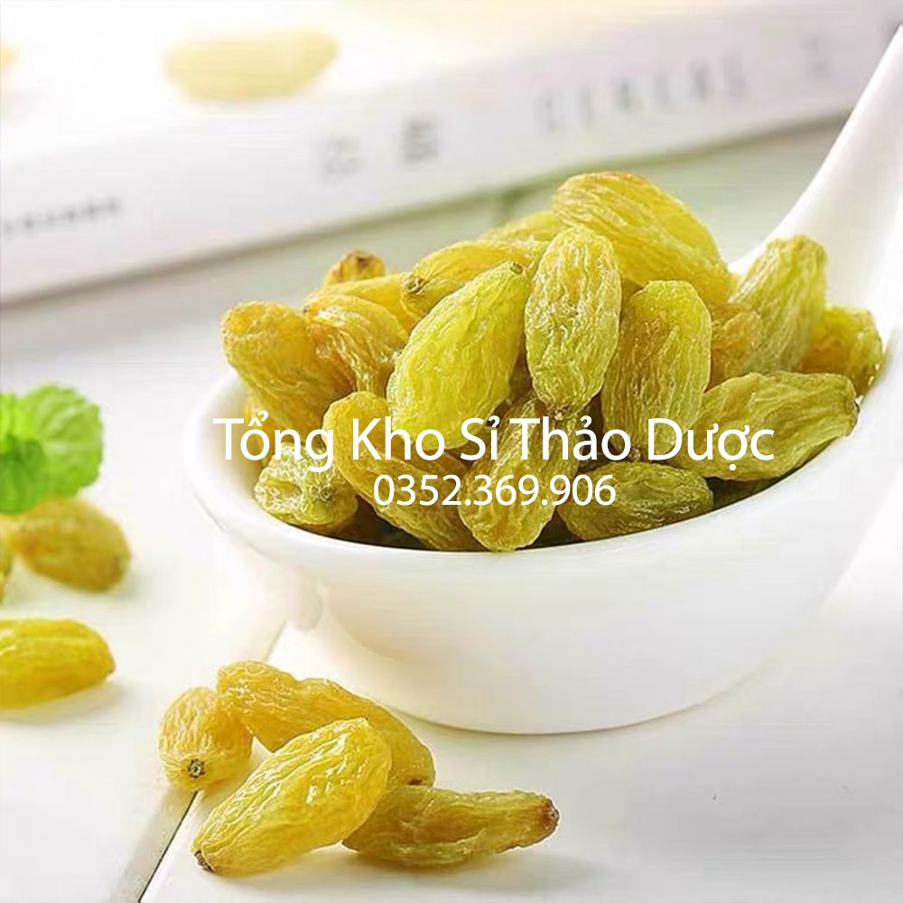 Nho khô xanh không hạt 1kg (nho ăn vặt, làm bánh)