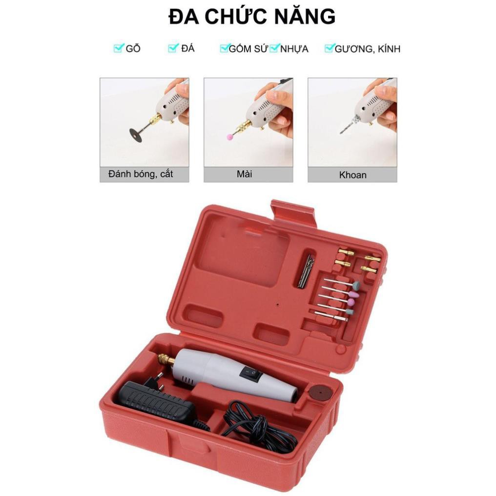 [ XẢ ĐÓN HÈ] May Khoan Pin, Mua Ngay Bộ Máy Khoan - Mài - Cắt Cầm Tay 12V Mini Giá Rẻ , Thiết Kế Nhỏ Gọn -BH UY TÍN