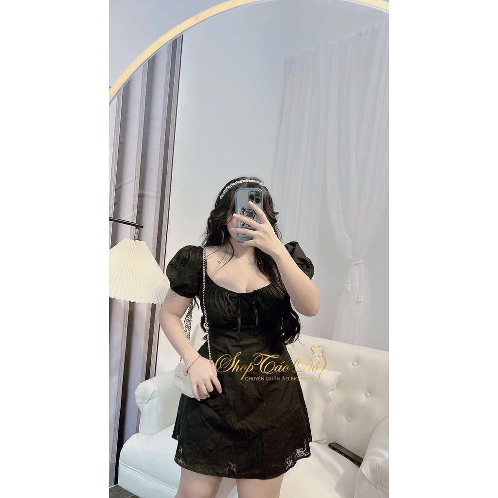 (TÁO ĐỎ BIGSIZE 55-90KG) Đầm hoa cúp ngực dáng xòe tiểu thư ngọt nào nữ tính D59 (ảnh thật shop chụp 100%) 🍎🍎🍎 | BigBuy360 - bigbuy360.vn