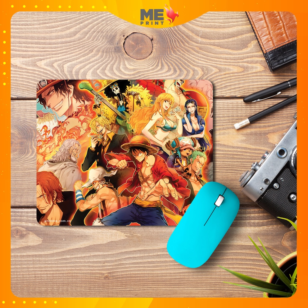 Lót chuột one piece, pad chuột in theo yêu cầu đủ loại anime – game – manga giá rẻ PRINTME SHOP