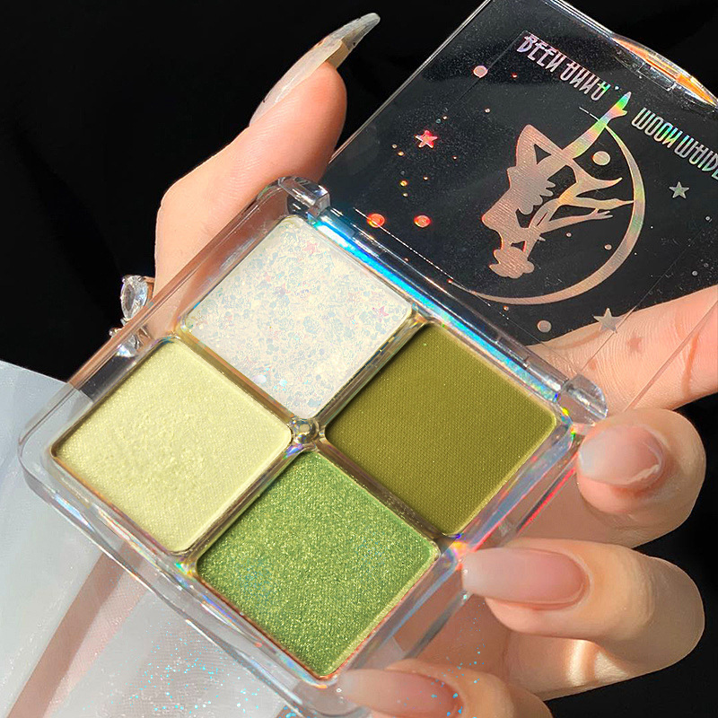 Ánh Trăng Sailor Moon Bốn Màu Phấn Mắt Sáng Ngọc Trai Không Trang Điểm Phấn Mắt Qua Biên Giới Ngọc Trai Eyeshadow