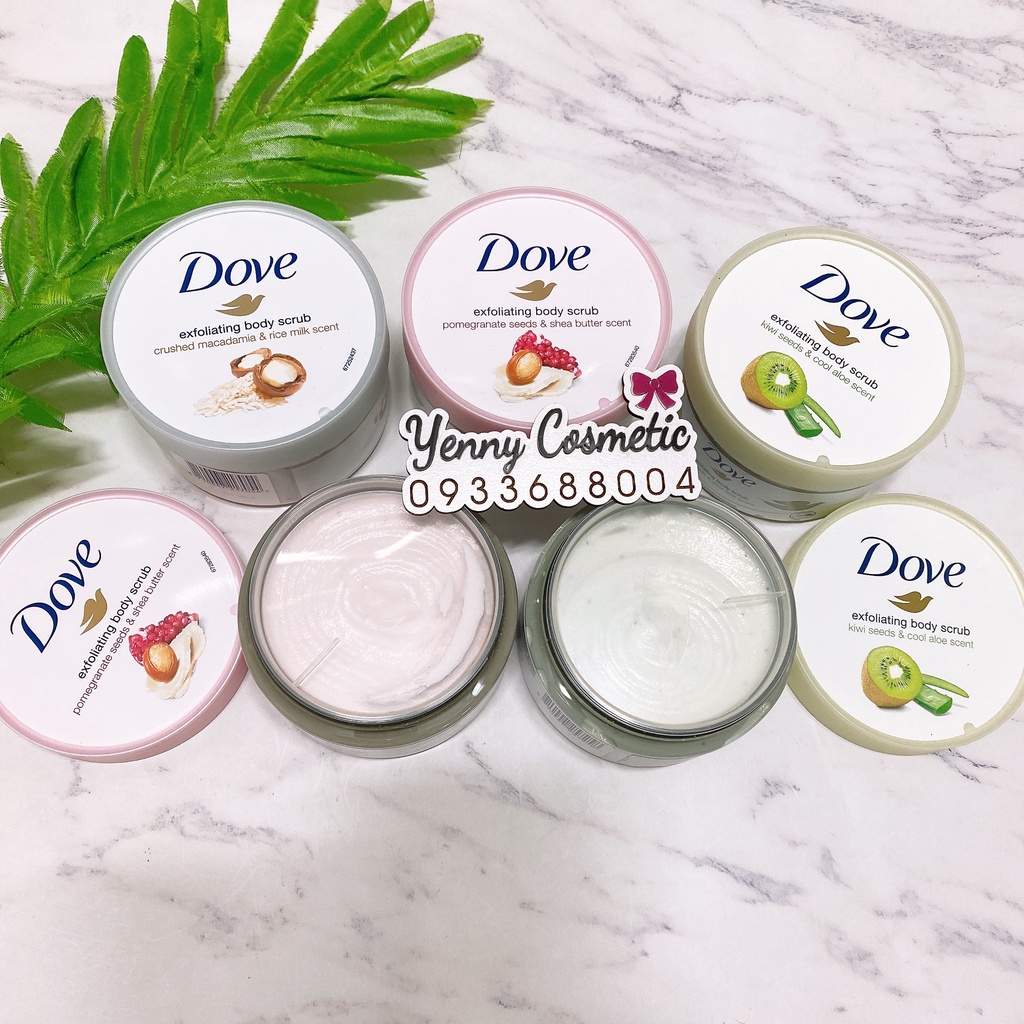 Kem Dưỡng Tẩy Tế Bào Chết Body Dove Exfoliating Body Polish 225ml - Bản Đức