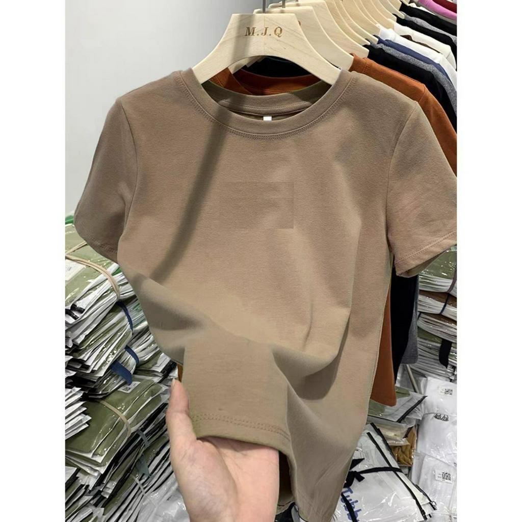 (A012) Áo Phông Cho Bé Gái 15-40kg, Áo Thun Dáng rộng 100% Cotton Thấm Mồ Hôi, 4 CHIỀU ĐẸP mềm