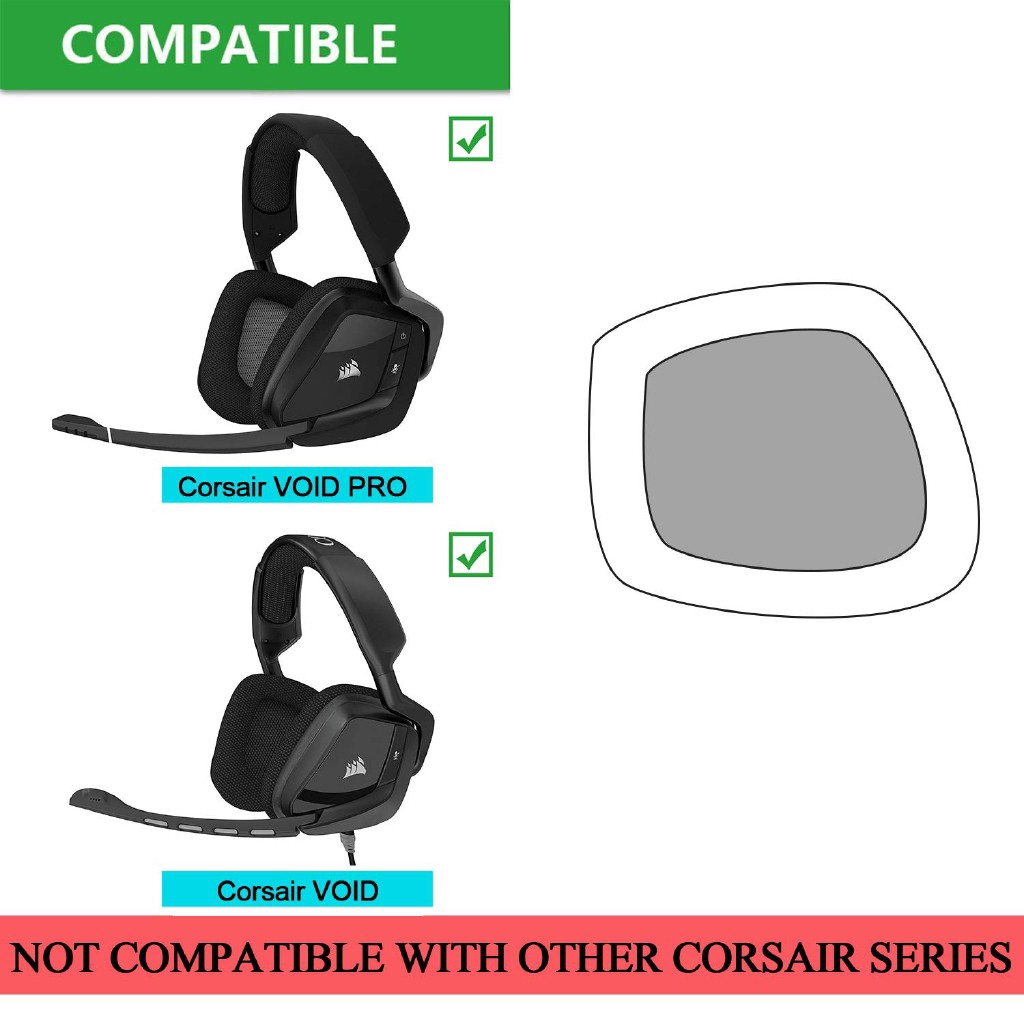 Đệm Tai Nghe Thay Thế Cho Tai Nghe Corsair Void Pro