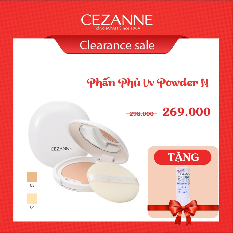 Phấn phủ Cezanne Uv Face Powder N - 11 Gr