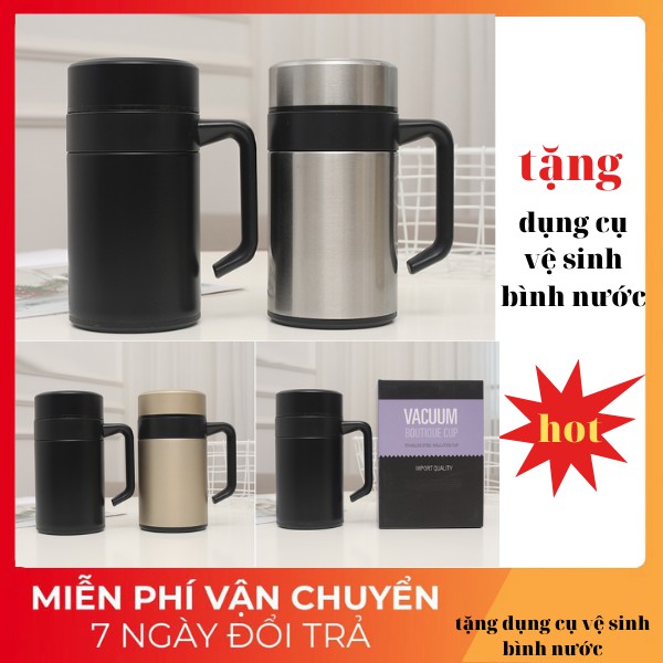 Cốc giữ nhiệt 500ML cốc cà phể inox 304 LOẠI TỐT GIƯ NHIỆT 12-15H