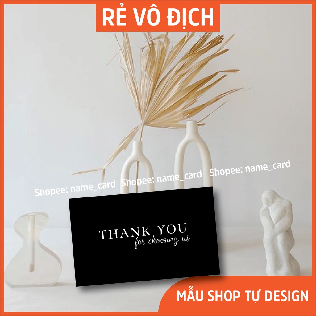 Card visit, name card, thiệp cảm ơn khách hàng rẻ đẹp