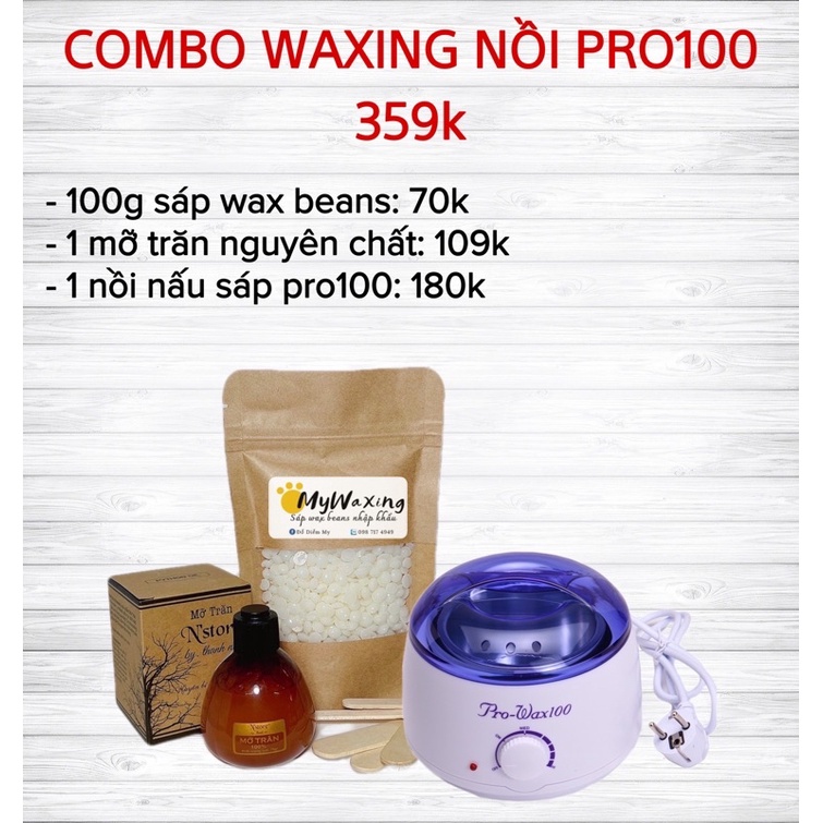 COMBO WAXING TIẾT KIỆM NỒI PRO100