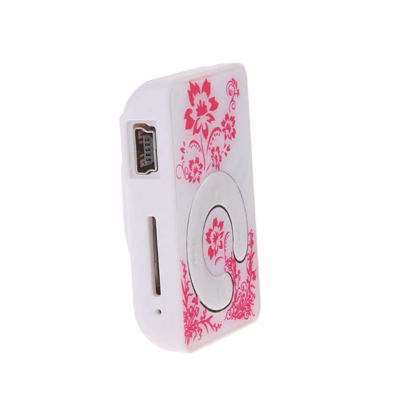 Máy Nghe Nhạc Mp3 Mini 32gb Hỗ Trợ Thẻ Tf Kèm Tai Nghe