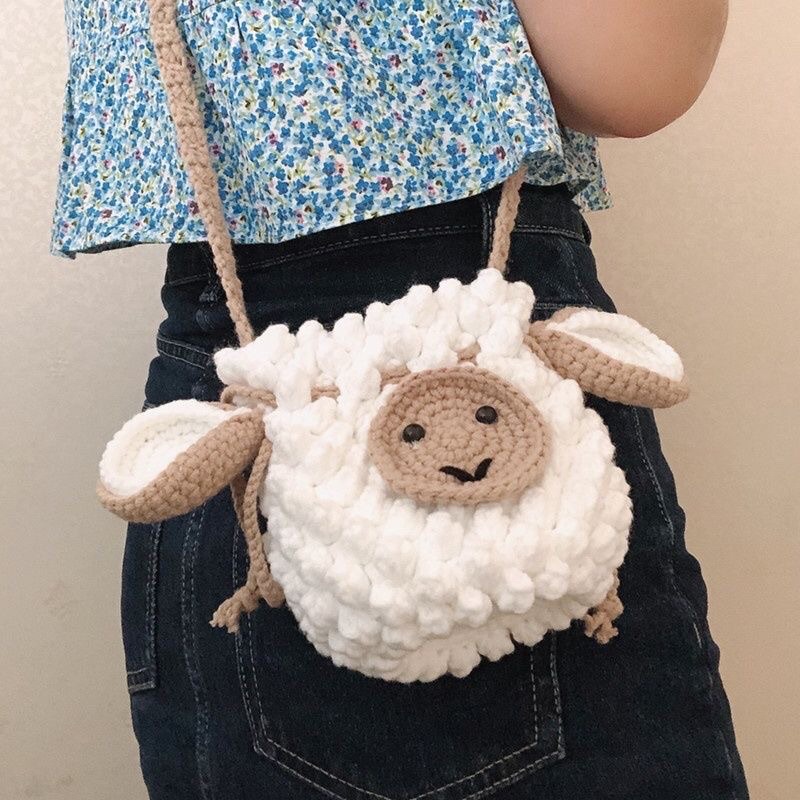Túi Len Tự Đan DIY Handmade Đáng Yêu (ORDER 15-20N)
