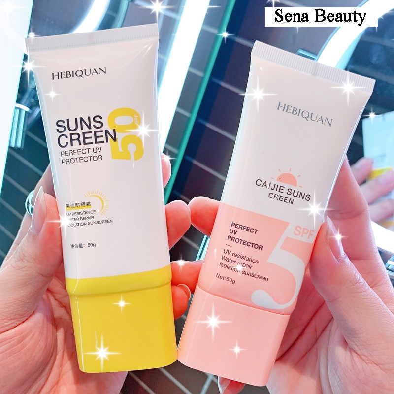Kem Chống Nắng Vật Lý Hebiquan Sunscreen Perfect UV Protector SPF50