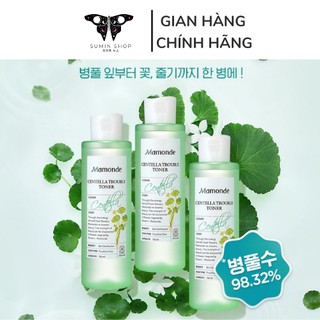 🍓Free Ship🍓Toner Làm Dịu Và Ngăn Ngừa Mụn Chiết Suất Từ Rau Má Mamonde Centella Trouble Toner 150ml
