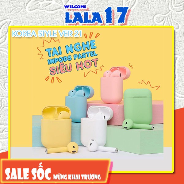 Tai nghe Bluetooth Không Dây INPODS i12 TWS Combo Vỏ ốp lưng Case Airpod Airpods Pro 1 2 Iphone - lala17