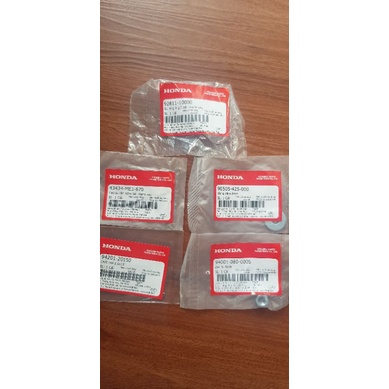 Bộ ốc bắt cần hãm bát phanh sau xe Dream, Wave Honda