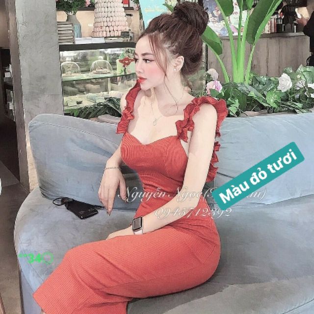 ♥️Đầm body tay cánh tiên siêu hot