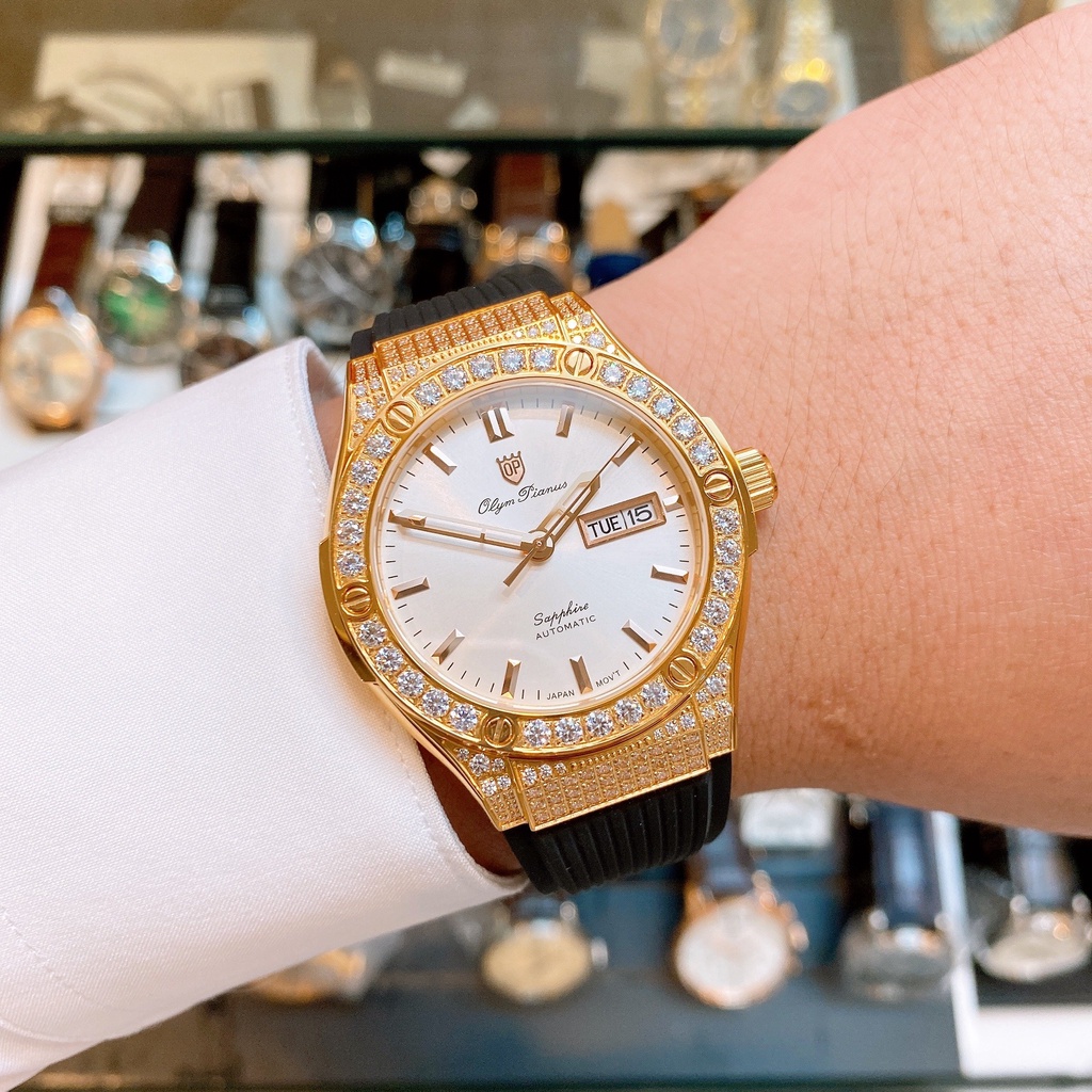 Đồng Hồ Nam OLYM PIANUS OP990-45 Classic Fusion Chính Hãng Tặng Dây Da Cao Cấp