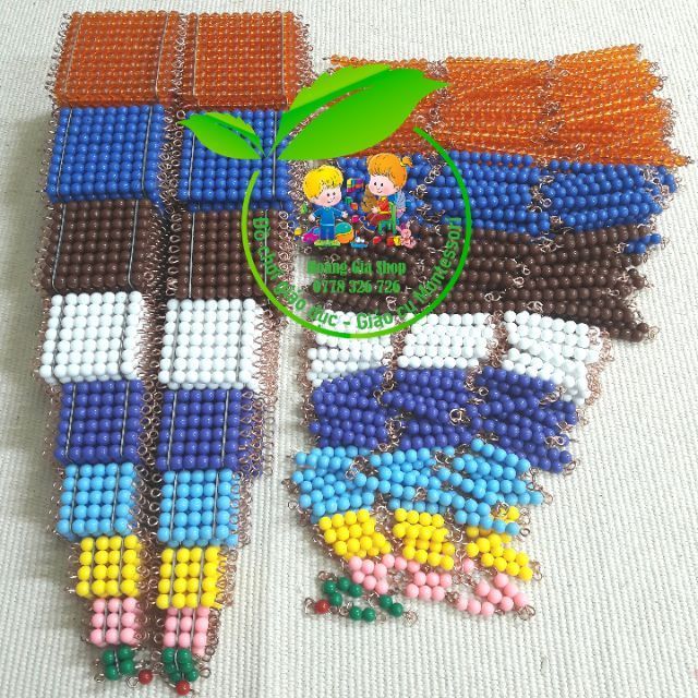 (Phiên bản quốc tế) Hạt cườm tủ toán (Set of beads without the cabinet)
