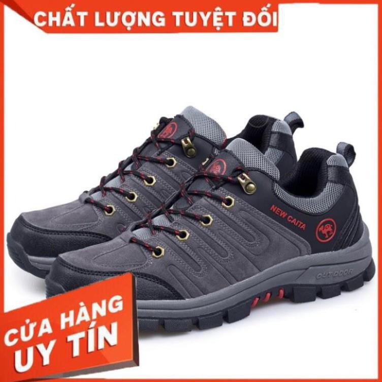 ! TẾT G [RẺ VÔ ĐỊCH] Giày đi phượt NEW CAITA - Du lịch, Leo núi, Trekking - Xám ️🥇 mới . ( ! '