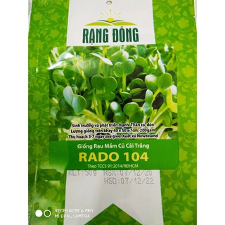 Hạt giống Mầm củ cải ( mầm lớn ) 50gr❤️FREESHIP XTRA❤️