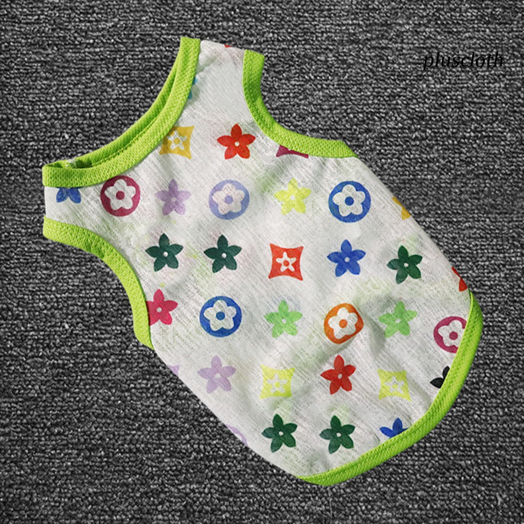 Áo Thun Cổ Tròn Thời Trang Mùa Hè Cho Thú Cưng