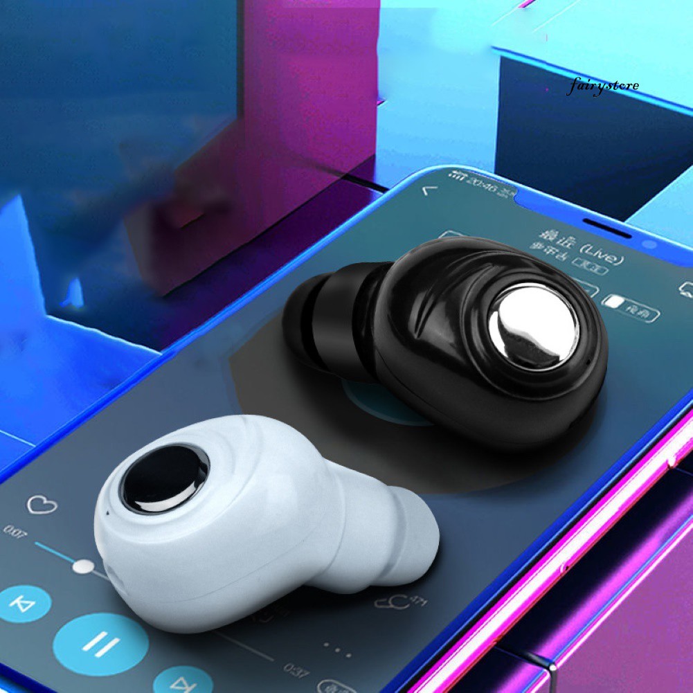 Tai Nghe Nhét Tai Bluetooth 5.0 Mini Fs + X8mini Chống Thấm Nước Kèm Phụ Kiện