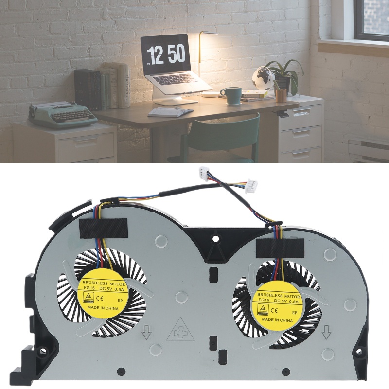 Quạt Tản Nhiệt Không Chổi Than Chuyên Dụng Cho Laptop Lenovo Y50 Y50-70AS Y50-70AM Y50-70 Y50-50