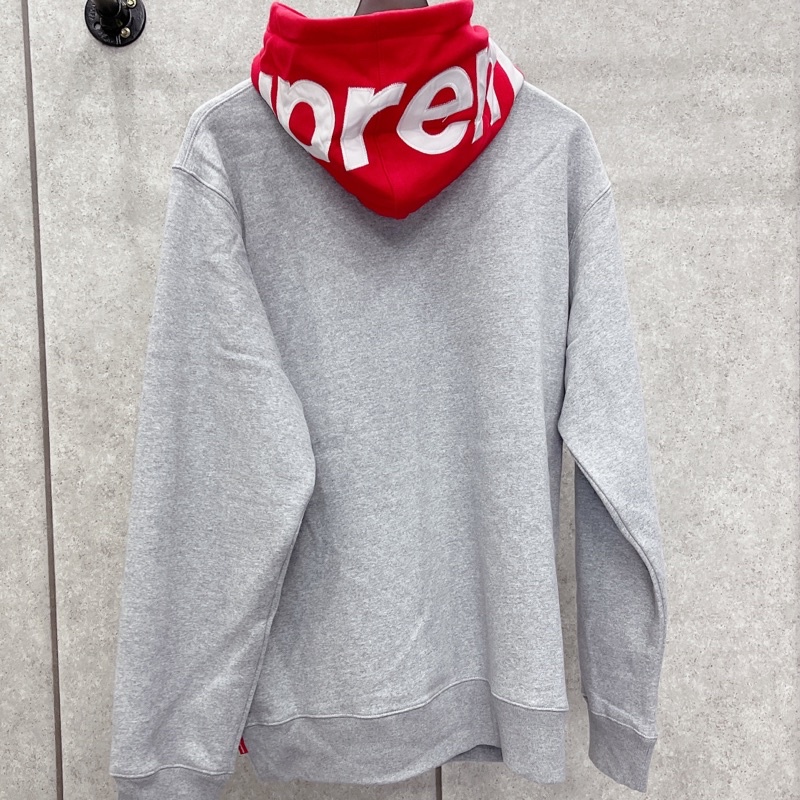 ⚡️[Mirror Quality]- Áo Hoodie S.upreme Contrast Hooded Sweatshirt Heather Grey, Áo hoodie S.UPREME