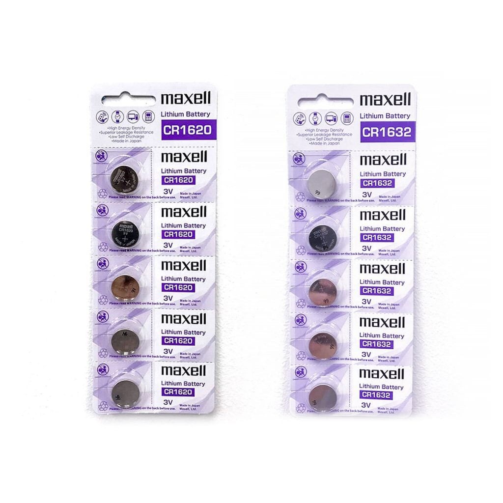 Pin chính hãng Maxell CR2032 / CR2025 / CR2016Lithium 3V - Made In Japan dành cho đồng hồ, smartkey, thiết bị điện tử...