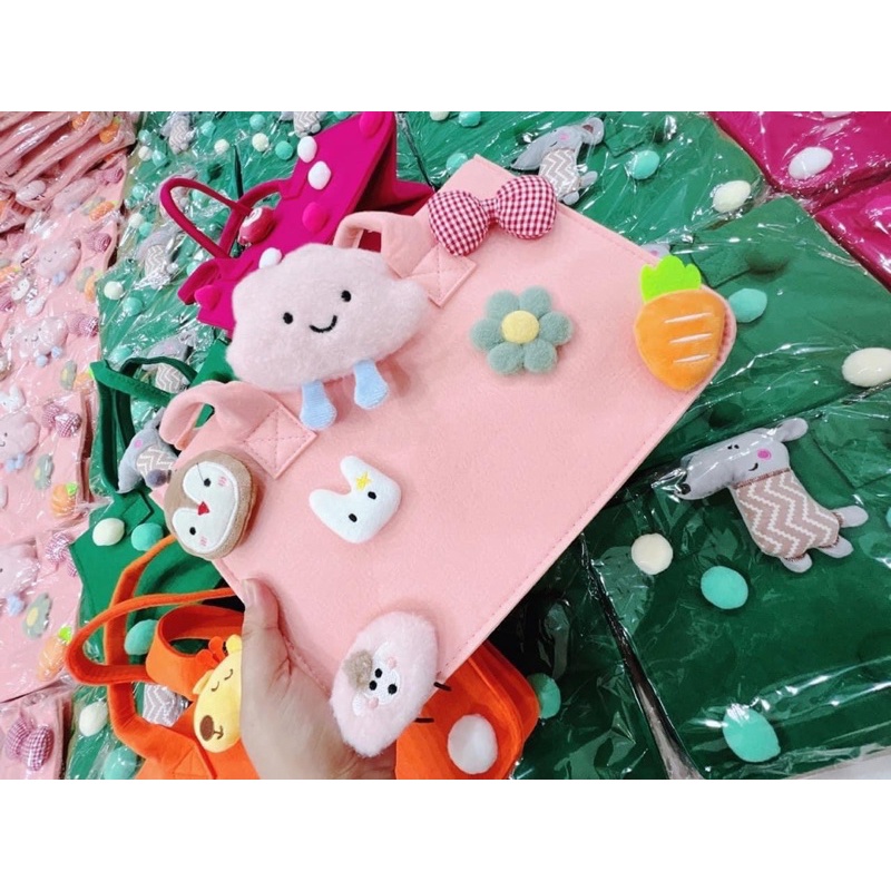 Túi nỉ cục bông