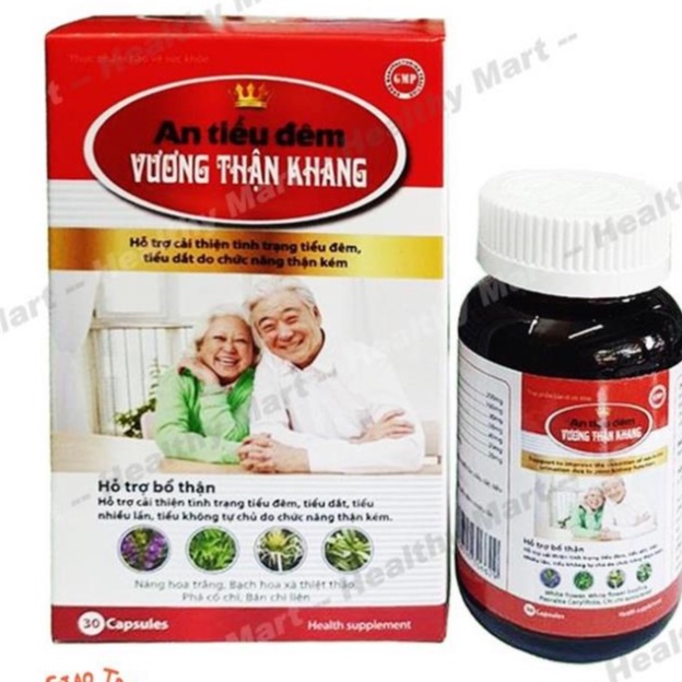 An tiểu đêm Vương Thận Khang - Dùng cho người tiểu nhiều lần, tiểu buốt, không tự chủ rất hiệu quả ( lọ 30 viên) hạn xa
