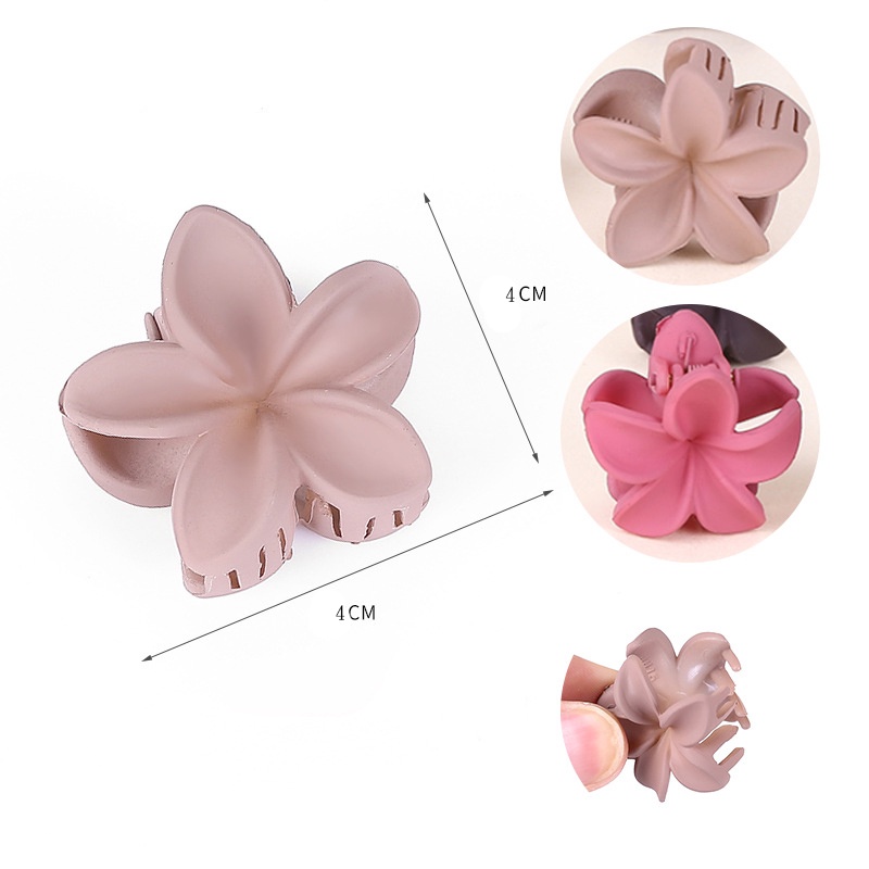 Set kẹp tóc nhựa HAIMEIKANG hình bông hoa màu sắc ngọt ngào dành cho bạn nữ