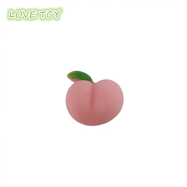 Đồ Chơi Nắn Bóp Đàn Hồi Giảm Stress Hình Quả Đào Ba Chiều
