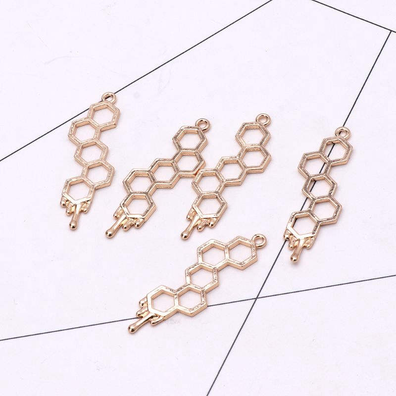 Bộ 5 khung UV hở hình tổ ong/hành tinh dùng để đính đá nhựa resin tự làm đồ trang sức