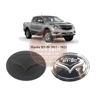 [Ốp nắp bình dầu] [Mazda BT-50] [màu đen / màu bạc]