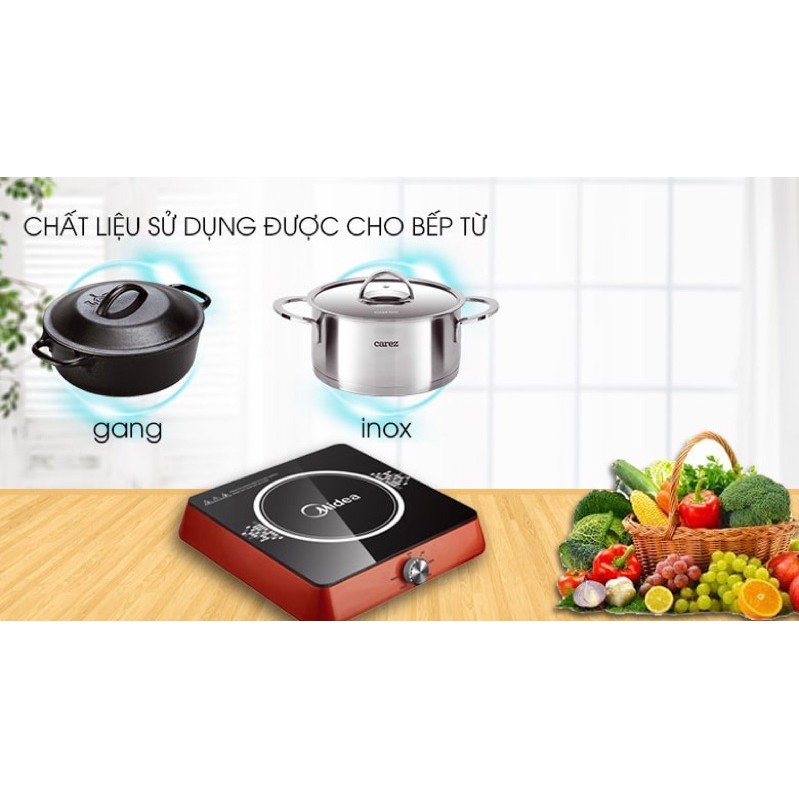 ❤️BẾP ĐIỆN TỪ MIDEA MI-K1917EF BH Chính Hãng 12Thang