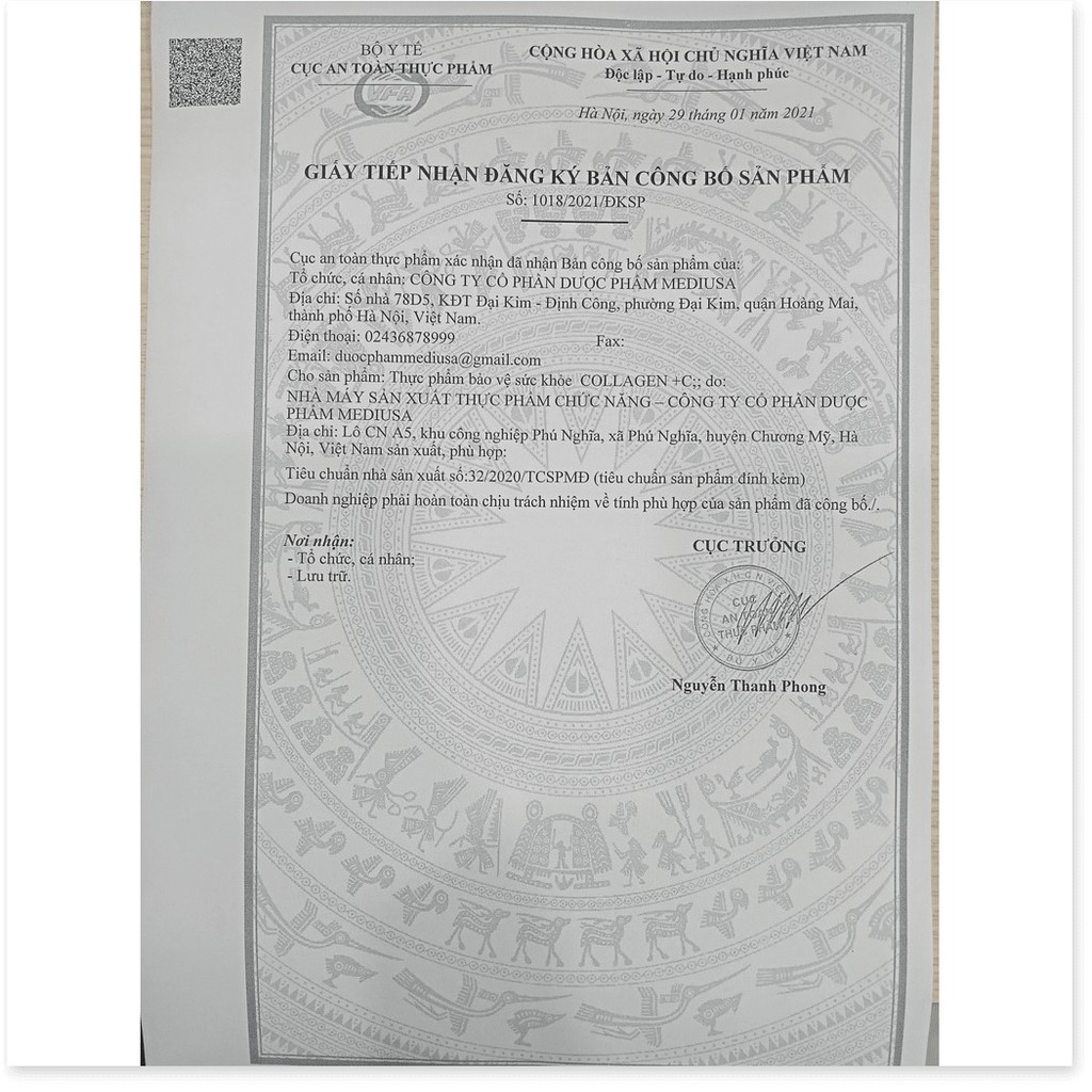 Collagen+C 16000mg đẹp da, chống lão hóa, mờ thâm, trắng da Hộp 60 viên