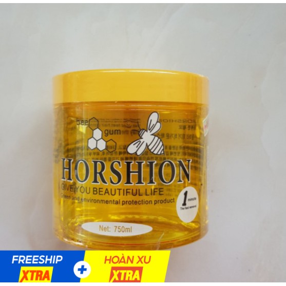 Sáp Gel Wax lạnh tẩy lông Horshion 750ml Wax lông Horshion wax lạnh wax lông chân wax nách Gel Wax lông phù hợp với mọi