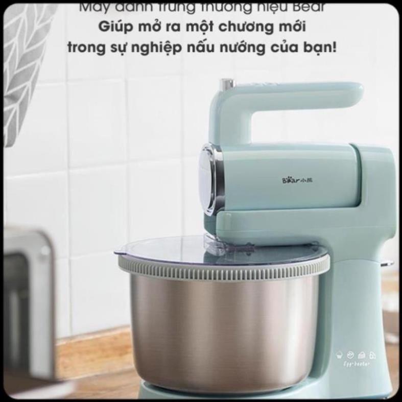 Máy đánh trứng Để Bàn Bear_Công |Suất 300W_Dung tích 4L_ Máy Đánh Trứng Đa Năng_Máy Trộn Bột_Đánh Kem_Đánh Trứng Cầm Tay