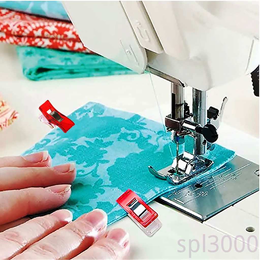 50 Kẹp nhựa trong suốt dùng trong may mặc