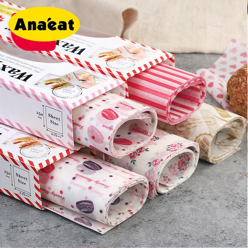 Giấy Sáp ANAEAT Gói Thực Phẩm Không Thấm Dầu Mỡ Dùng Một Lần