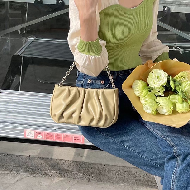 Túi Đeo Chéo Bằng Da Mềm Nhỏ Nhắn Phong Cách Hàn Quốc Cho Nữ