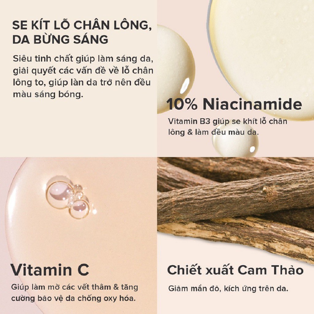 Tinh Chất Se Khít Lỗ Chân Lông Và Làm Sáng Da Paula’s Choice 10% Niacinamide Booster 20ml